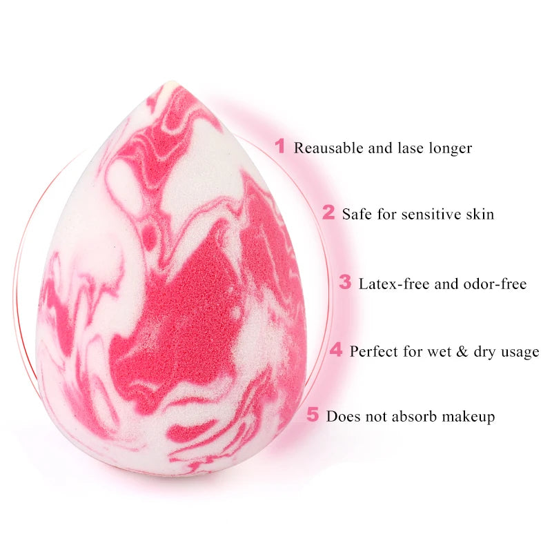 Makeup Blender Cosmetic Puff Makeup Sponge Cushion Foundation Powder Sponge Beauty Tool Women Make Up Accessories