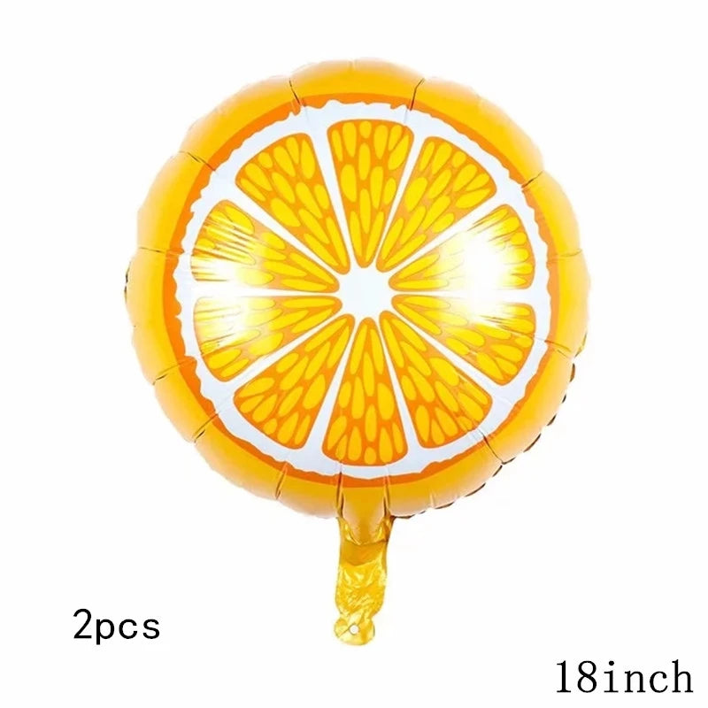 32Inch Donut globos Foil Balloon Fruit Ice Cream Helium Balloon Birthday Party Decoration Kids Toy Sweet Digital baby shower