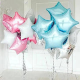 18inch Star Foil Balloon Wedding Decorations Kids Silver Gold Star Balloon Birthday Balloons Baby Shower Wedding Party Supplies