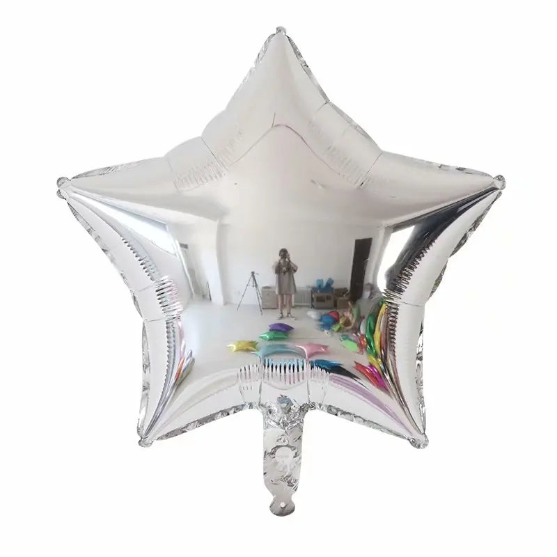 18inch Star Foil Balloon Wedding Decorations Kids Silver Gold Star Balloon Birthday Balloons Baby Shower Wedding Party Supplies