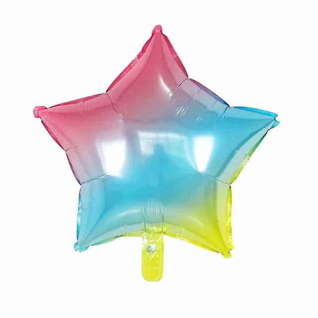 18inch Star Foil Balloon Wedding Decorations Kids Silver Gold Star Balloon Birthday Balloons Baby Shower Wedding Party Supplies