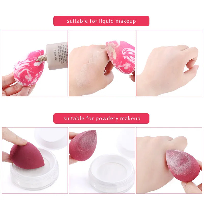Makeup Blender Cosmetic Puff Makeup Sponge Cushion Foundation Powder Sponge Beauty Tool Women Make Up Accessories