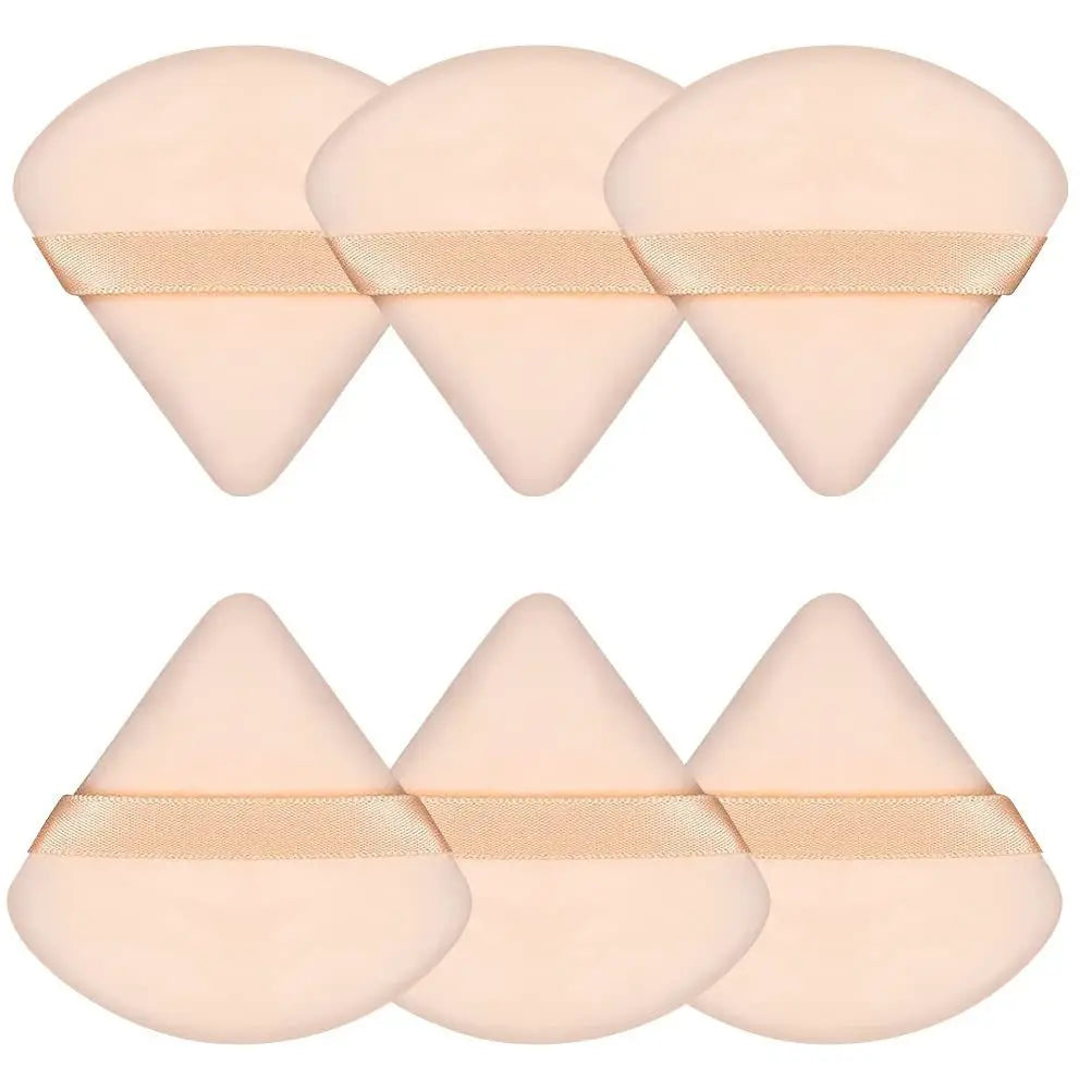 2Pcs Triangle Powder Puff Face Makeup Sponge Soft Velvet Cosmetic Puff Blender Beauty Foundation Sponge Make Up Accessories