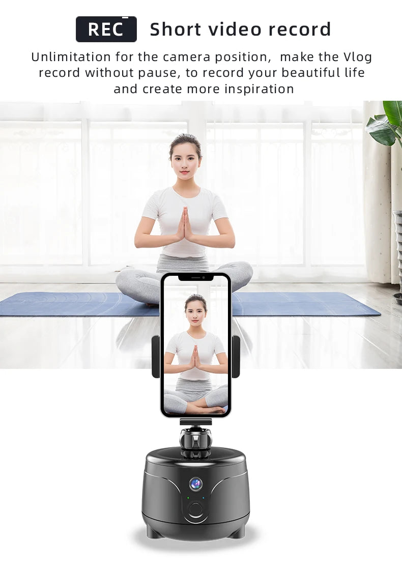 360 Degree AI Face Tracking Gimbal Stabilizer