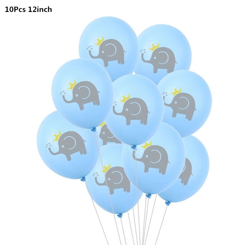 4D Transparent Baby Shower Boy Girl Bear Bubble Ball Kids 1st Birthday Party Blue Pink Helium Balloon Gender Reveal Decoration