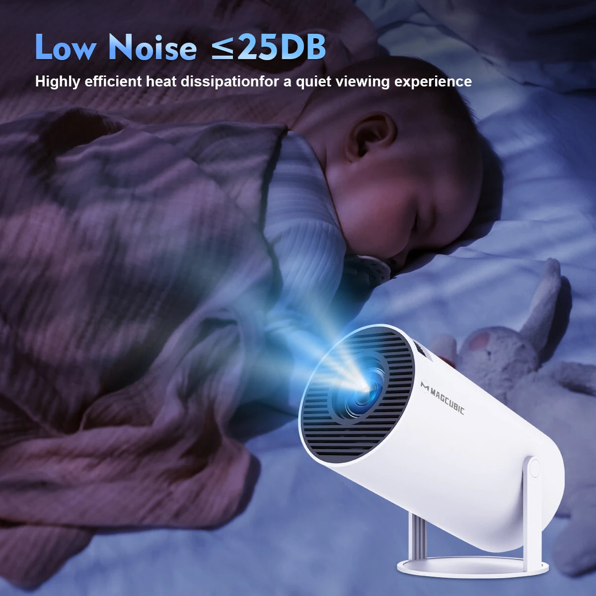 HY300 Pro 4K Android 11 Home Cinema Outdoor Projector