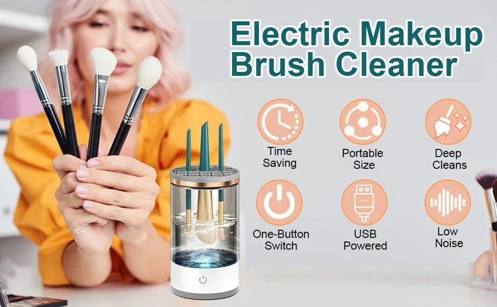 Electric Makeup Brush Cleaner