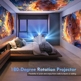 HY300 Pro 4K Android 11 Home Cinema Outdoor Projector