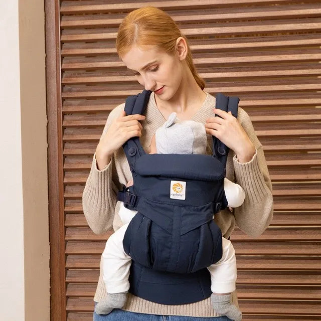 Breeze 360 Ergonomic Kid Kangaroo Infant Baby Carrier All Positions Sling Wrap Cool Air Mesh Cotton Backpack 0-36 Months Egobaby