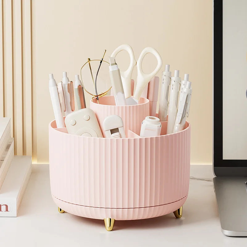 360 Rotating Makeup Desktop Cosmetic Storage Box