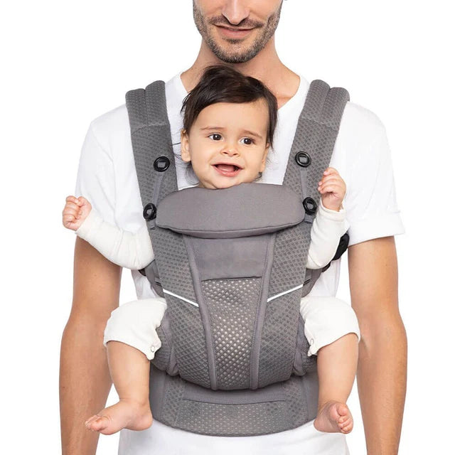 Breeze 360 Ergonomic Kid Kangaroo Infant Baby Carrier All Positions Sling Wrap Cool Air Mesh Cotton Backpack 0-36 Months Egobaby