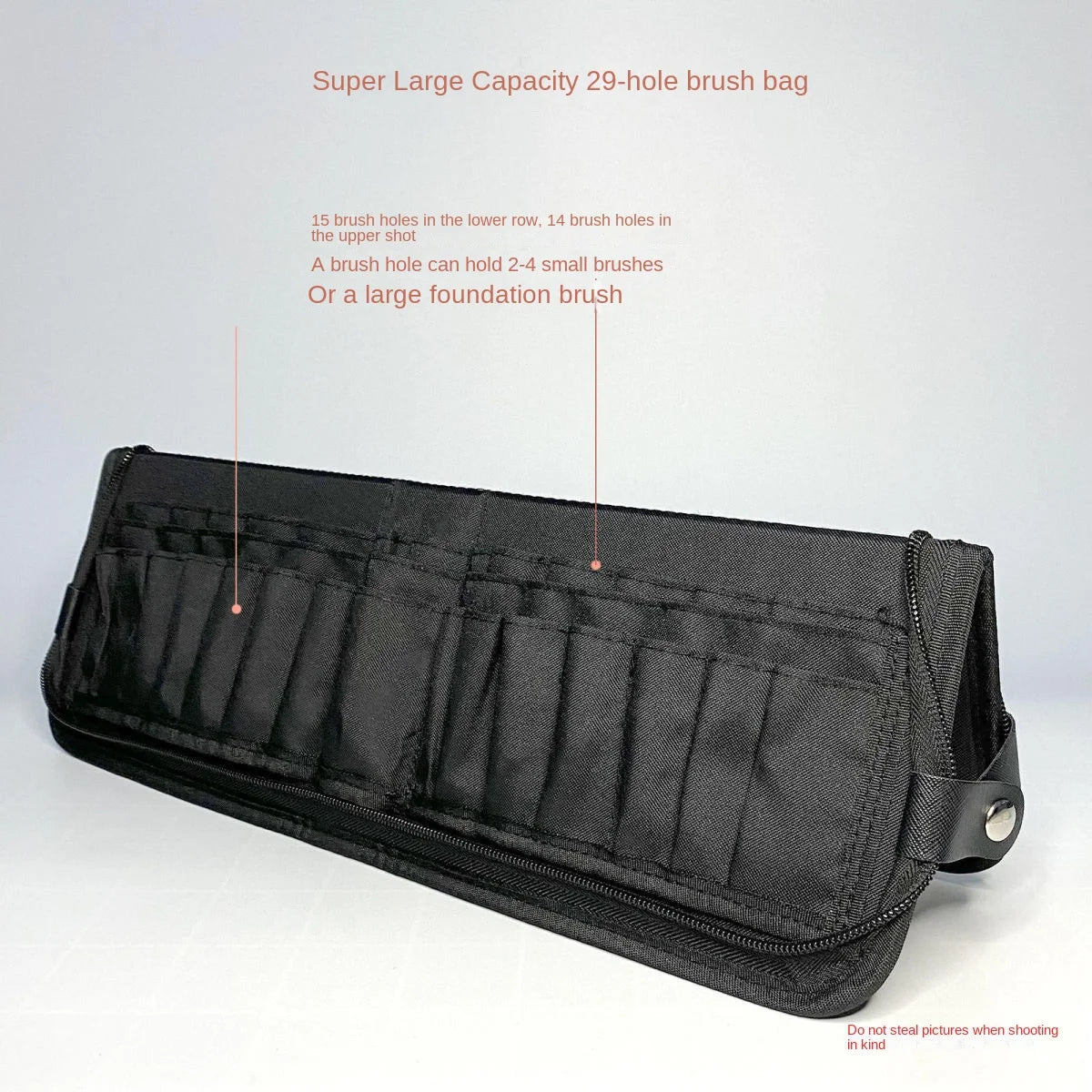 Women Foldable Makeup Brush Bag Organizer Female Travel Cosmetic Toiletry Case for Beauty Tools Wash Accessories Pouch