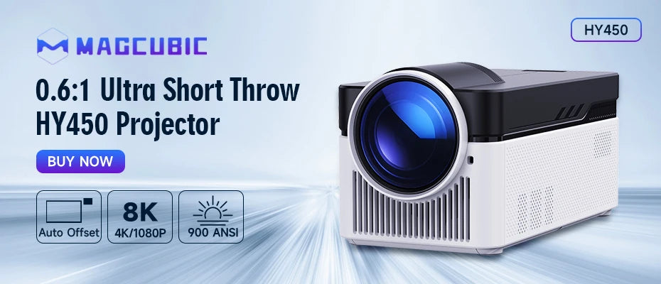 HY300 Pro 4K Android 11 Home Cinema Outdoor Projector