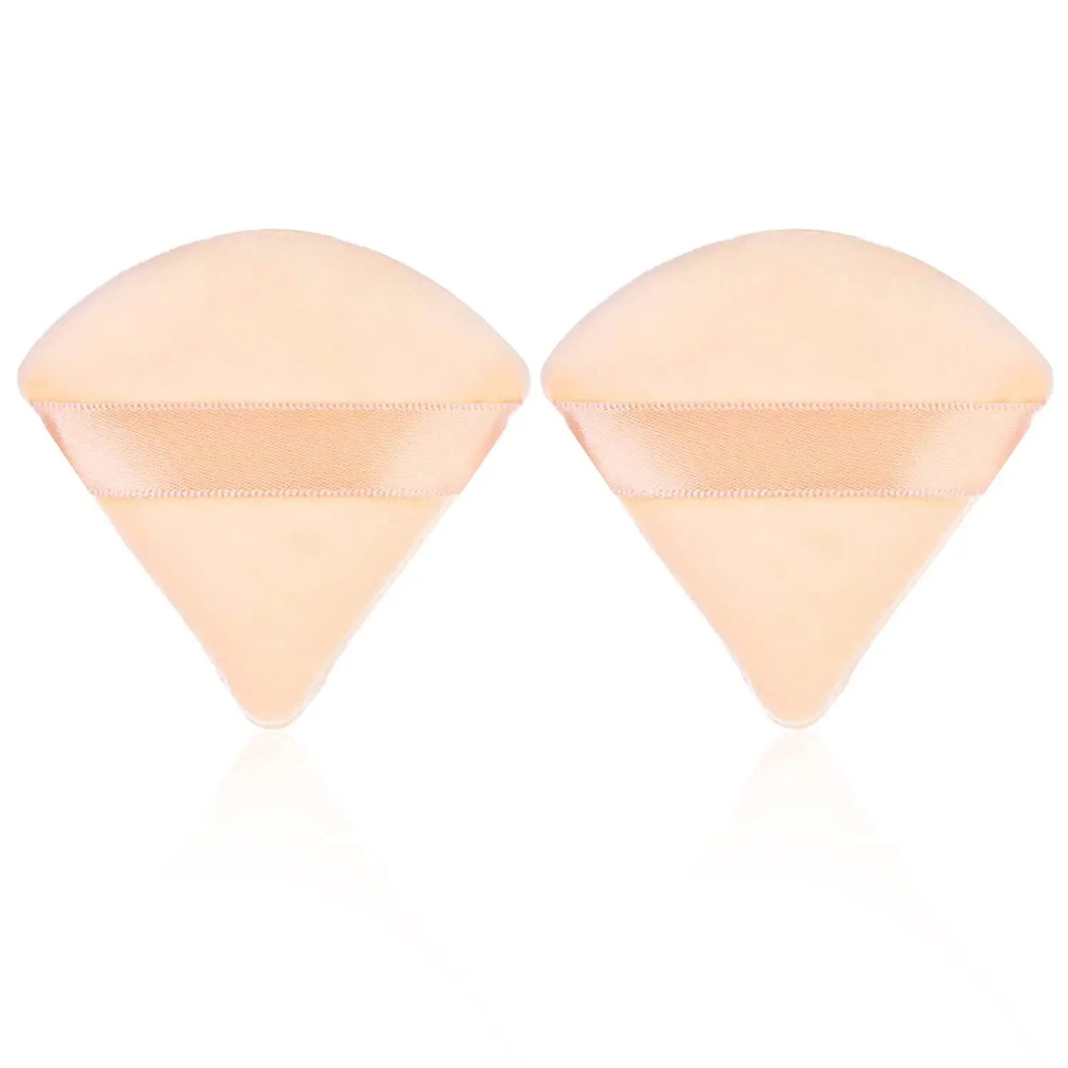 2Pcs Triangle Powder Puff Face Makeup Sponge Soft Velvet Cosmetic Puff Blender Beauty Foundation Sponge Make Up Accessories