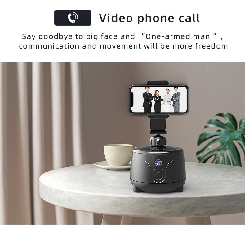 360 Degree AI Face Tracking Gimbal Stabilizer