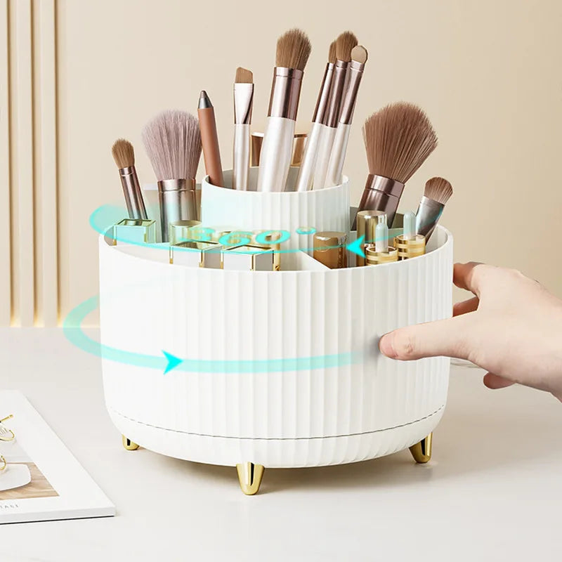 360 Rotating Makeup Desktop Cosmetic Storage Box