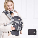 Breeze 360 Ergonomic Kid Kangaroo Infant Baby Carrier All Positions Sling Wrap Cool Air Mesh Cotton Backpack 0-36 Months Egobaby