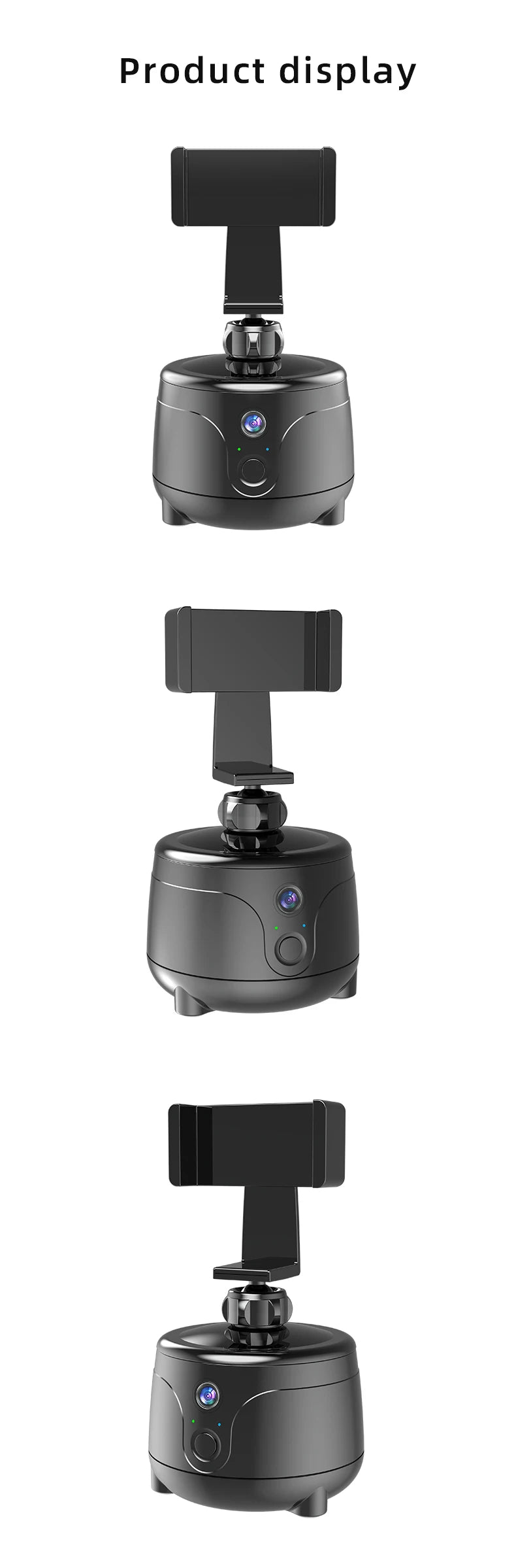 360 Degree AI Face Tracking Gimbal Stabilizer
