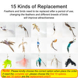 Handfree Bird/Feather Cat Wand with Bell Powerful Suction Cup Interactive Toys for Cats Kitten Hunting Exercise Pet Products