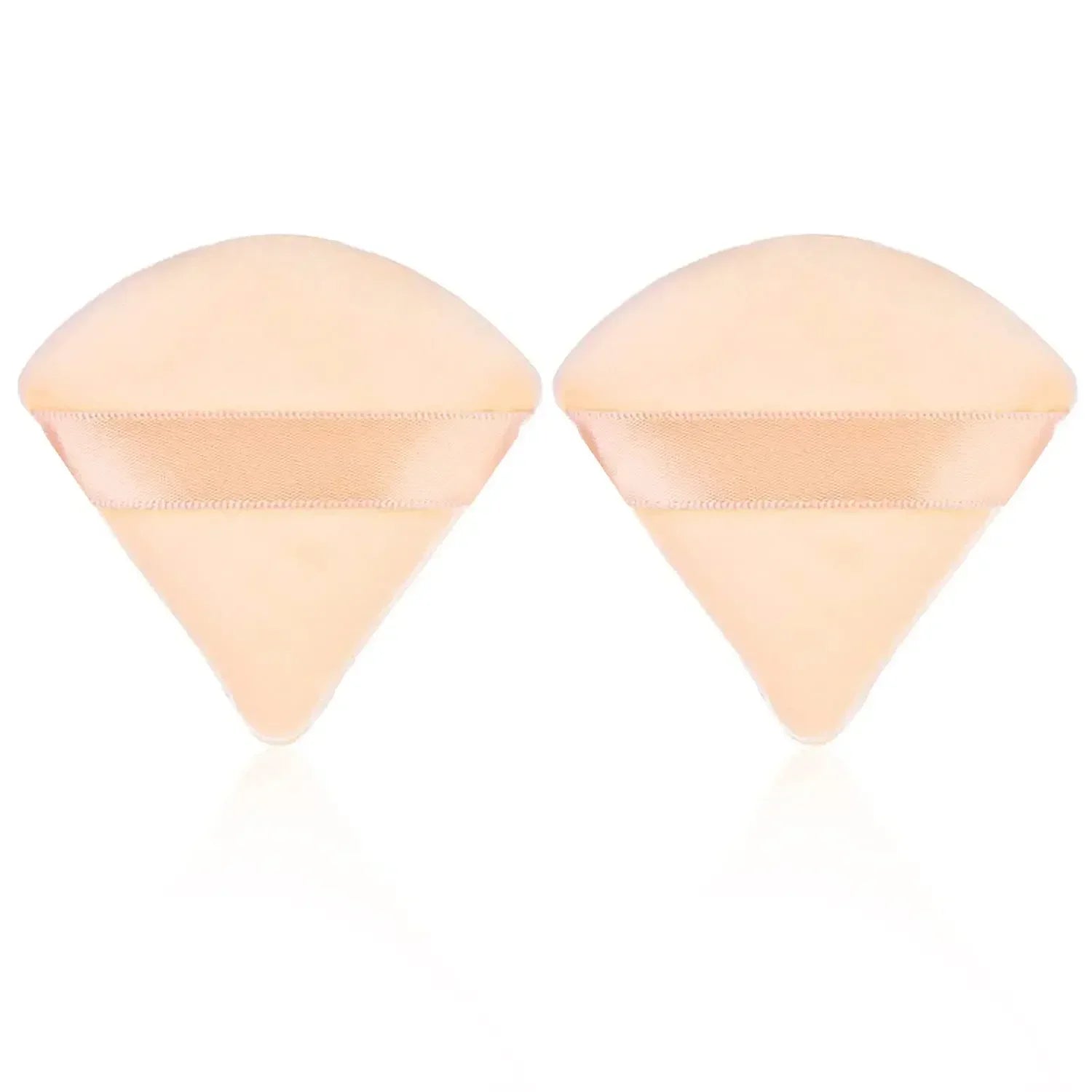 2Pcs Triangle Powder Puff Face Makeup Sponge Soft Velvet Cosmetic Puff Blender Beauty Foundation Sponge Make Up Accessories