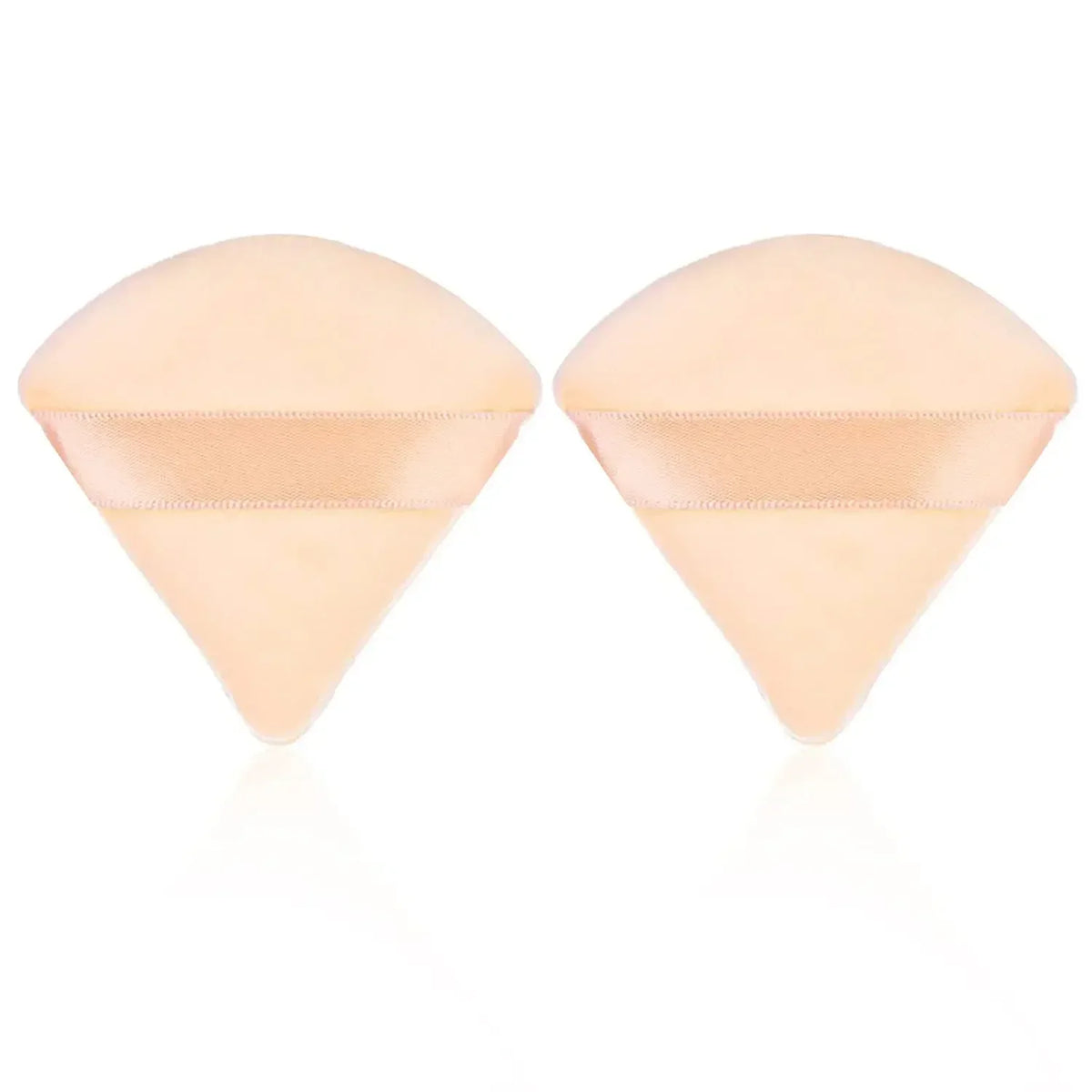 2Pcs Triangle Powder Puff Face Makeup Sponge Soft Velvet Cosmetic Puff Blender Beauty Foundation Sponge Make Up Accessories