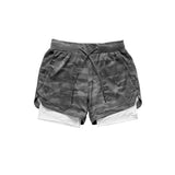 Running Shorts Men 2 In 1 Double-deck Quick Dry