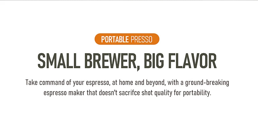 3 In1 Portable Coffee / Espresso Maker