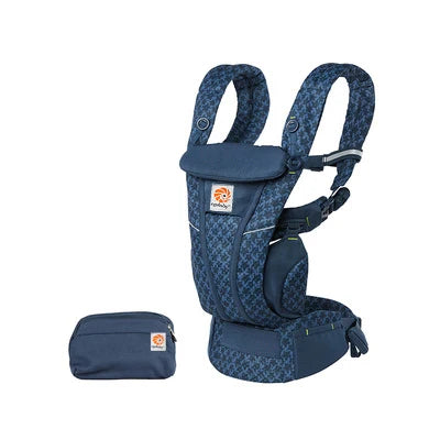 Breeze 360 Ergonomic Kid Kangaroo Infant Baby Carrier All Positions Sling Wrap Cool Air Mesh Cotton Backpack 0-36 Months Egobaby