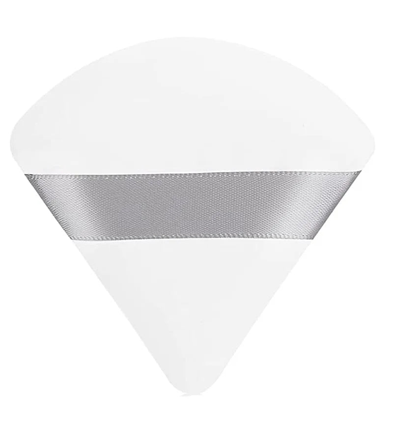 2Pcs Triangle Powder Puff Face Makeup Sponge Soft Velvet Cosmetic Puff Blender Beauty Foundation Sponge Make Up Accessories