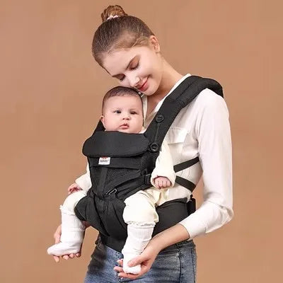 Breeze 360 Ergonomic Kid Kangaroo Infant Baby Carrier All Positions Sling Wrap Cool Air Mesh Cotton Backpack 0-36 Months Egobaby